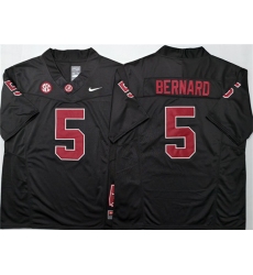 Men's Alabama Crimson Tide #5 Germie Bernard Black F.U.S.E Stitched Football Jersey