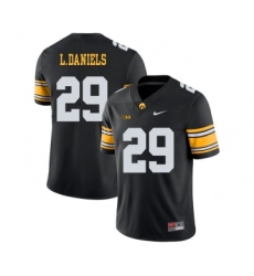 Iowa Hawkeyes 29 LeShun Daniels Black College Football Jersey