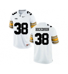 Iowa Hawkeyes 38 T.J. Hockenson White College Football Jersey