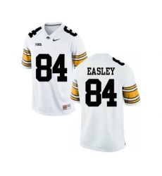 Iowa Hawkeyes 84 Nick Easley White College Football Jersey