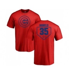 Baseball Chicago Cubs #35 Cole Hamels Red RBI T-Shirt