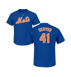 MLB Nike New York Mets #41 Tom Seaver Royal Blue Name & Number T-Shirt
