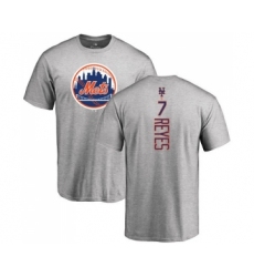 MLB Nike New York Mets #7 Jose Reyes Ash Backer T-Shirt