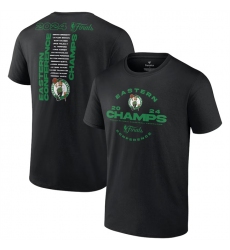 Men's Boston Celtics Black 2024 Eastern Conference Champions Jump Ball Roster T-Shirt
