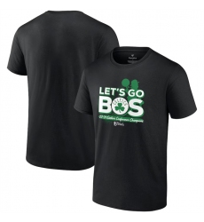 Men's Boston Celtics Black 2024 Eastern Conference Champions Layup Drill T-Shirt