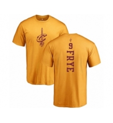 NBA Nike Cleveland Cavaliers #9 Channing Frye Gold One Color Backer T-Shirt