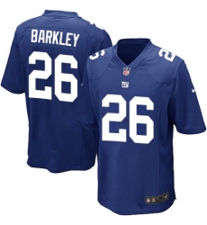 Men's Nike New York Giants #26 Saquon Barkley Game Royal Blue Team Color NFL Jersey Men's Nike New York Giants #26 Saquon Barkley Game Royal Blue Team Color NFL Jersey