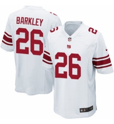 Men's Nike New York Giants #26 Saquon Barkley Game White NFL Jersey Men's Nike New York Giants #26 Saquon Barkley Game White NFL Jersey