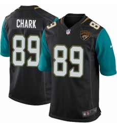 Men's Nike Jacksonville Jaguars #89 DJ Chark Game Black Alternate NFL Jersey