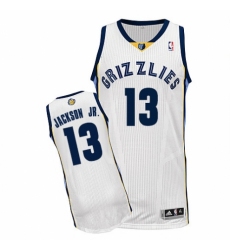Women's Adidas Memphis Grizzlies #13 Jaren Jackson Jr. Authentic White Home NBA Jersey