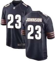 Men's Chicago Bears #23 Jaylon Johnson Navy Stitched Game Football Jersey 