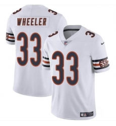 Men's Chicago Bears #33 Ian Wheeler White Vapor Football Stitched Jersey