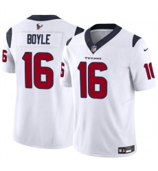 Men's Houston Texans #16 Tim Boyle White 2024 F.U.S.E Vapor Untouchable Stitched Football Jersey