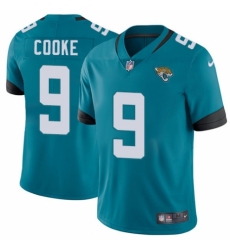Men's Nike Jacksonville Jaguars #9 Logan Cooke Black Alternate Vapor Untouchable Limited Player NFL Jersey