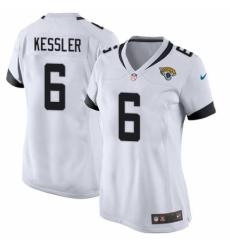 Women's Nike Jacksonville Jaguars #6 Cody Kessler Game White NFL Jersey