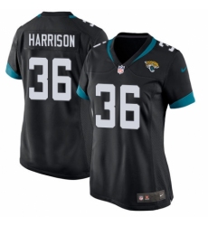 Women's Nike Jacksonville Jaguars #36 Ronnie Harrison Game Teal Green Team Color NFL Jersey