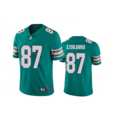 Men's Miami Dolphins #87 Erik Ezukanma Aqua Color Rush Limited Stitched Football Jersey