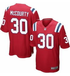 Men's Nike New England Patriots #30 Jason McCourty Game Red Alternate NFL Jersey