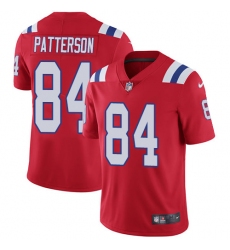 Men's Nike New England Patriots #84 Cordarrelle Patterson Red Alternate Vapor Untouchable Limited Player NFL Jersey