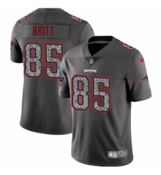 Youth Nike New England Patriots #85 Kenny Britt Gray Static Untouchable Limited NFL Jersey