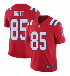 Youth Nike New England Patriots #85 Kenny Britt Red Alternate Vapor Untouchable Limited Player NFL Jersey