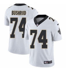 Youth Nike New Orleans Saints #74 Jermon Bushrod White Vapor Untouchable Limited Player NFL Jersey