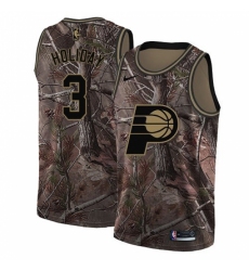 Youth Nike Indiana Pacers #3 Aaron Holiday Swingman Camo Realtree Collection NBA Jersey