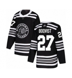 Men's Chicago Blackhawks #27 Adam Boqvist Authentic Black Alternate Hockey Jersey