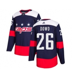 Men's Washington Capitals #26 Nic Dowd Adidas Authentic 2018 Stadium Series Jersey - Navy Blue