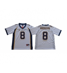 California Golden Bears 8 Aaron Rodgers White College Football Jersey