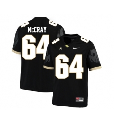 UCF Knights 64 Justin McCray Black College Football Jersey