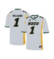 North Dakota State Bison 1 Marcus Williams White College Football Jersey