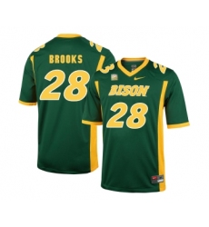 North Dakota State Bison 28 Ty Brooks Green College Football Jersey