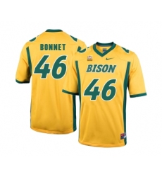 North Dakota State Bison 46 Andrew Bonnet Gold College Football Jersey