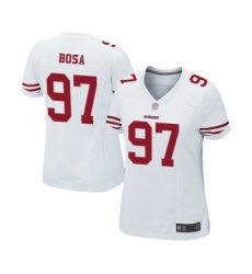 Women's San Francisco 49ers #97 Nick Bosa Game White Football Jersey