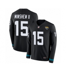 Youth Jacksonville Jaguars #15 Gardner Minshew II Limited Olive 2017 Salute to Service Football Jersey