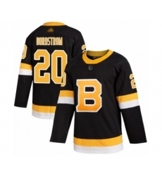 Men's Boston Bruins #20 Joakim Nordstrom Authentic Black Alternate Hockey Jersey