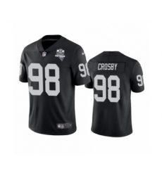 Women's Oakland Raiders #98 Maxx Crosby Black 2020 Inaugural Season Vapor Limited Jersey