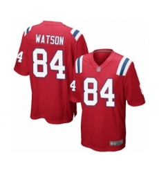 Men's New England Patriots #84 Benjamin Watson Game Red Alternate Football Jersey