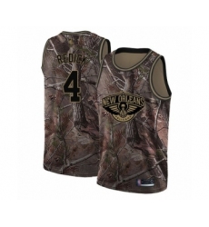 Youth New Orleans Pelicans #4 JJ Redick Swingman Camo Realtree Collection Basketball Jersey