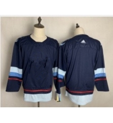 Youth Seattle Kraken Blank Navy Blue Stitched Adidas NHL Jersey