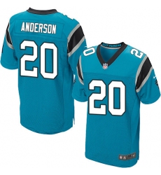 Men's Nike Carolina Panthers #20 C.J. Anderson Elite Blue Alternate NFL Jersey