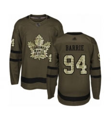 Men's Toronto Maple Leafs #94 Tyson Barrie Authentic Green Salute to Service Hockey Jersey