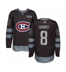 Men's Montreal Canadiens #8 Ben Chiarot Authentic Black 1917-2017 100th Anniversary Hockey Jersey