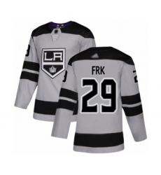 Men's Los Angeles Kings #29 Martin Frk Authentic Gray Alternate Hockey Jersey