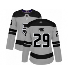 Women's Los Angeles Kings #29 Martin Frk Authentic Gray Alternate Hockey Jersey