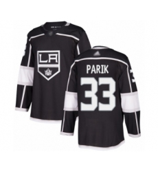 Men's Los Angeles Kings #33 Lukas Parik Authentic Black Home Hockey Jersey