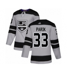 Youth Los Angeles Kings #33 Lukas Parik Authentic Gray Alternate Hockey Jersey