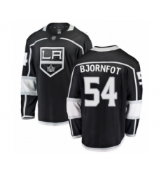 Men's Los Angeles Kings #54 Tobias Bjornfot Authentic Black Home Fanatics Branded Breakaway Hockey Jersey