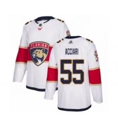 Youth Florida Panthers #55 Noel Acciari Authentic White Away Hockey Jersey